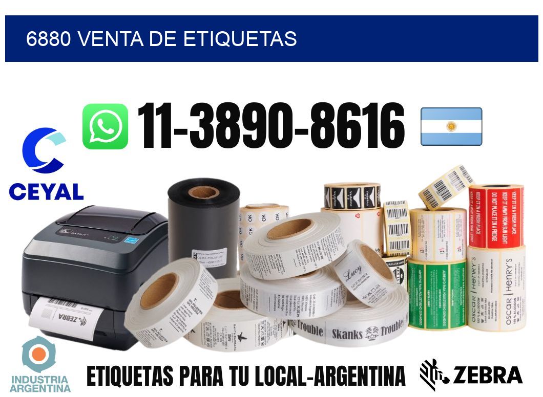 6880 venta de etiquetas