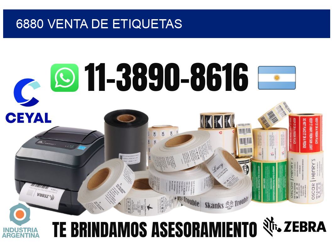 6880 venta de etiquetas