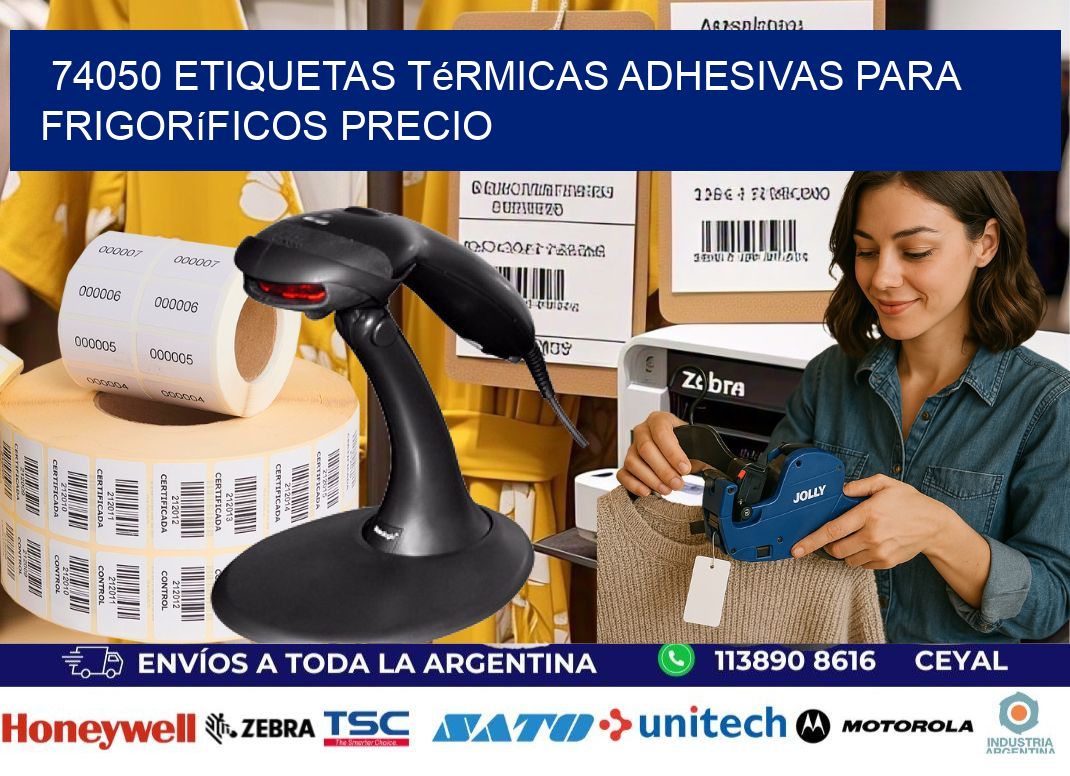 74050 etiquetas térmicas adhesivas para frigoríficos precio