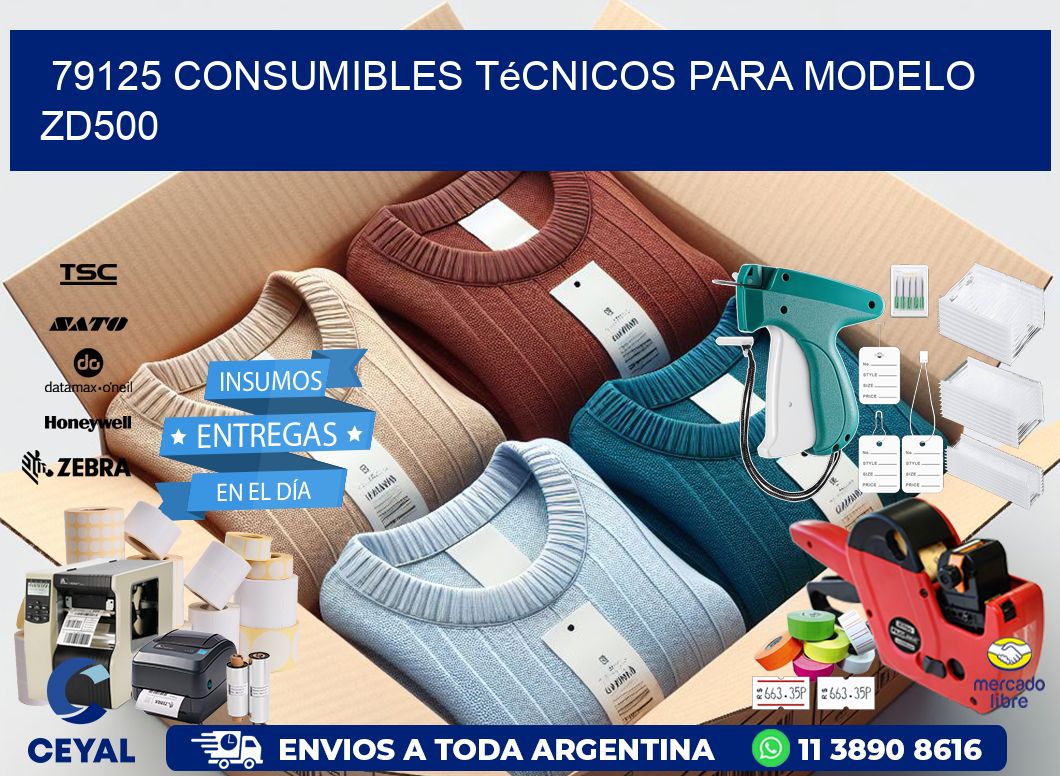 79125 consumibles técnicos para modelo zd500