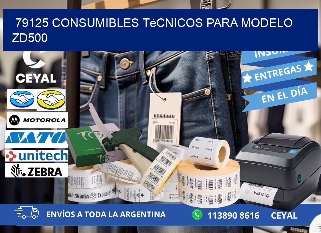 79125 consumibles técnicos para modelo zd500