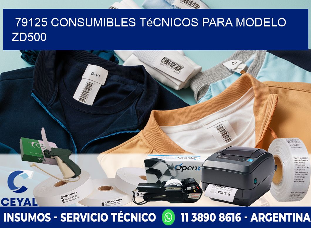 79125 consumibles técnicos para modelo zd500