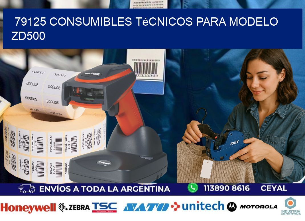 79125 consumibles técnicos para modelo zd500