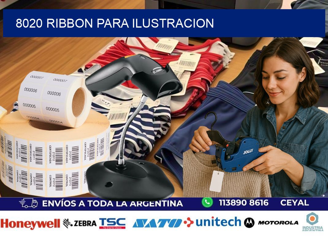 8020 ribbon para ilustracion