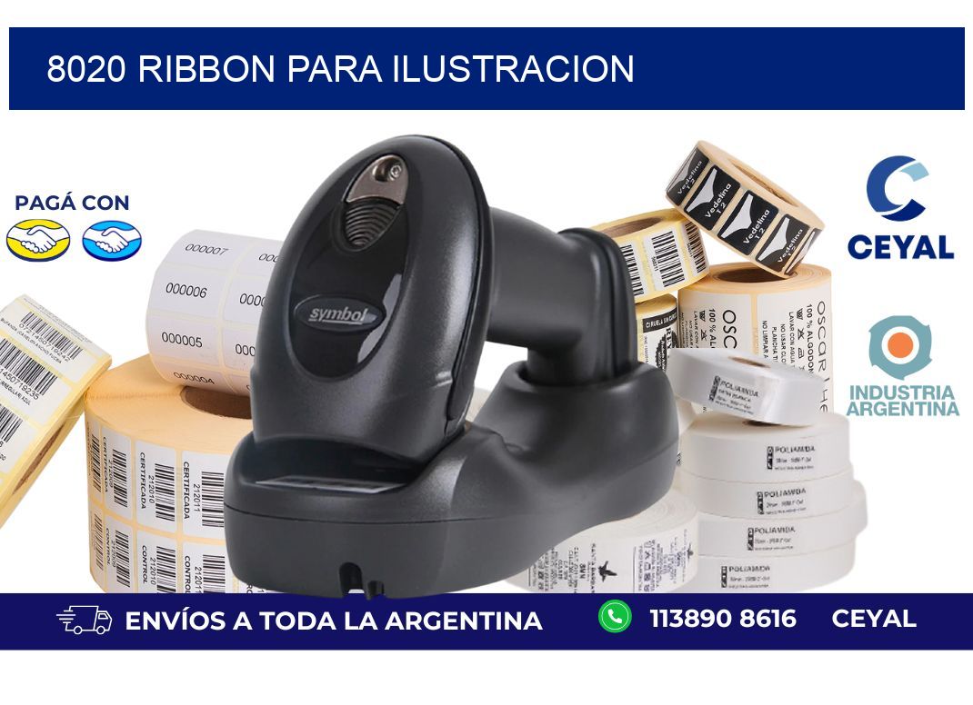 8020 ribbon para ilustracion