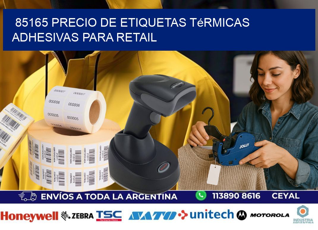 85165 precio de etiquetas térmicas adhesivas para retail