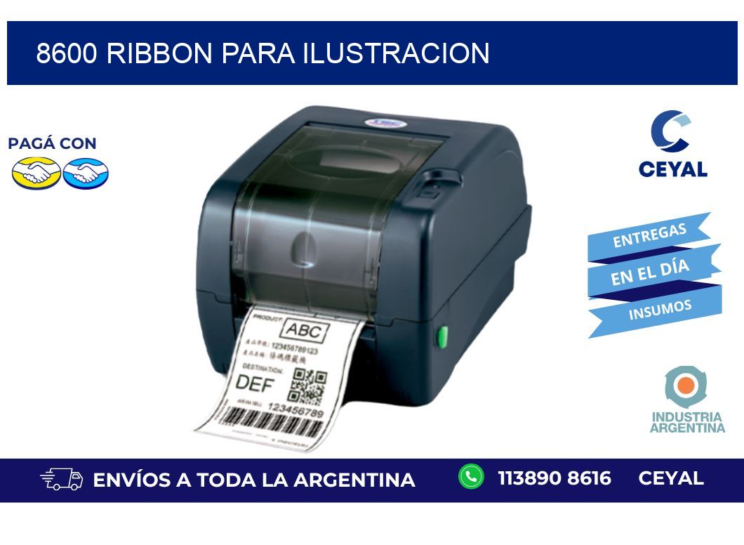 8600 ribbon para ilustracion