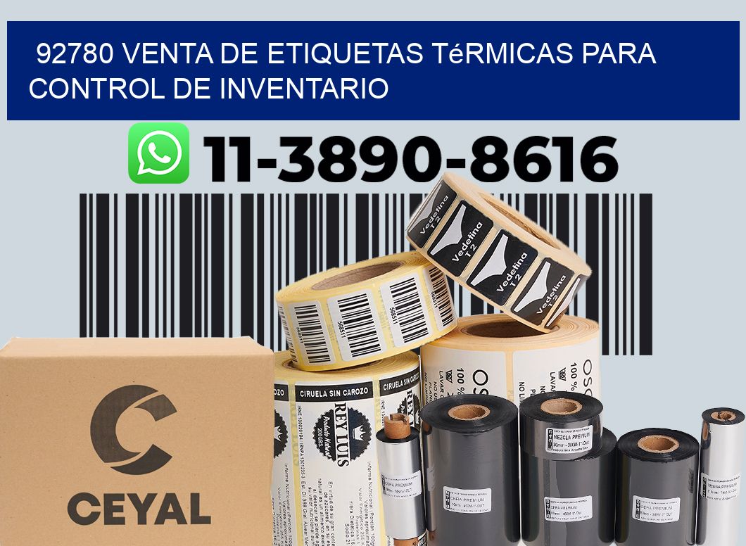 92780 venta de etiquetas térmicas para control de inventario