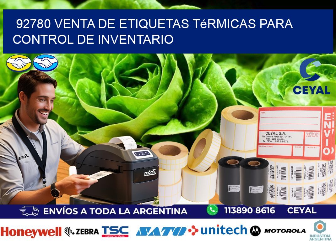 92780 venta de etiquetas térmicas para control de inventario