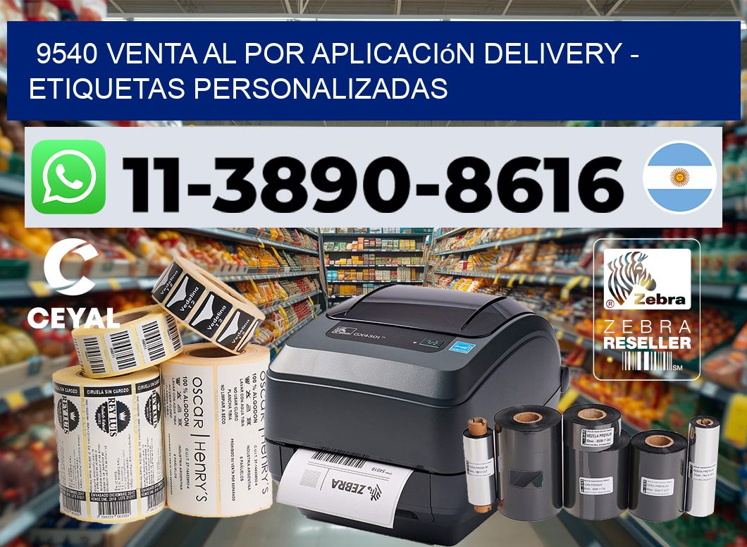 9540 Venta al Por Aplicación delivery – Etiquetas Personalizadas
