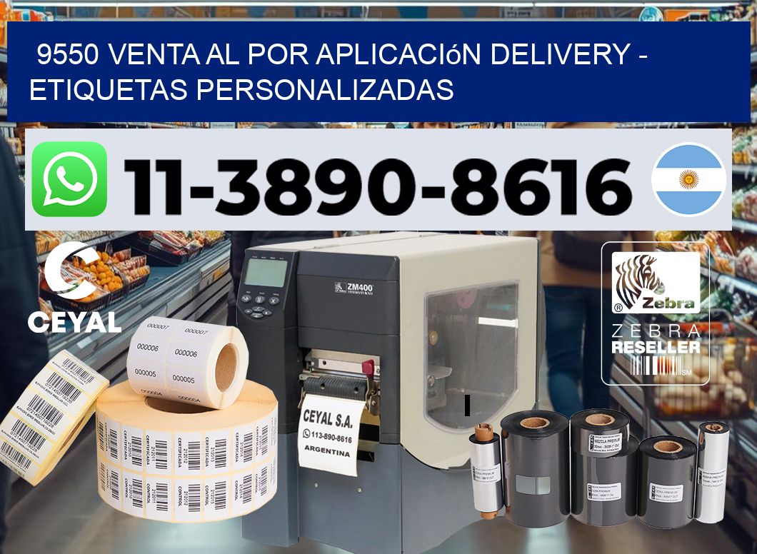 9550 Venta al Por Aplicación delivery – Etiquetas Personalizadas