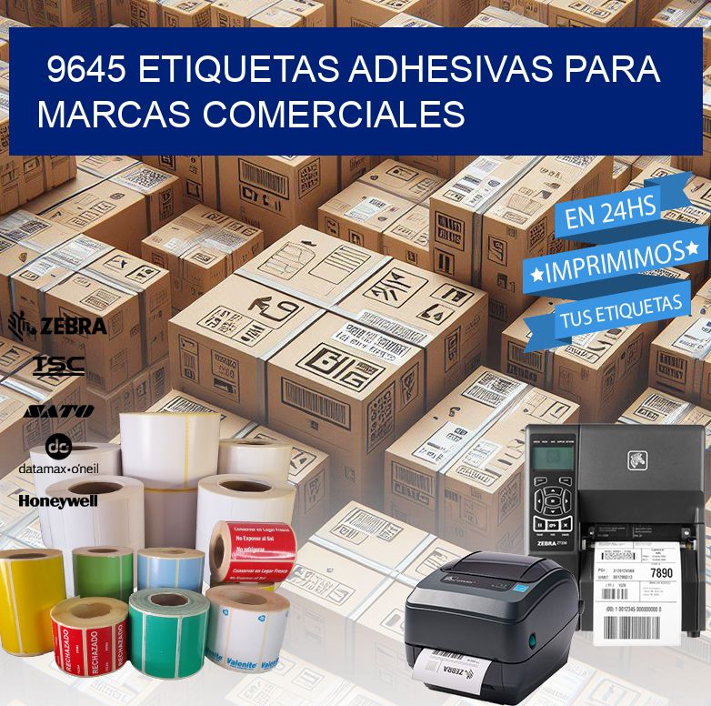 9645 Etiquetas adhesivas para marcas comerciales