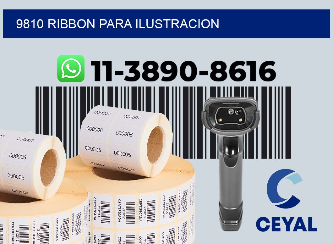 9810 ribbon para ilustracion