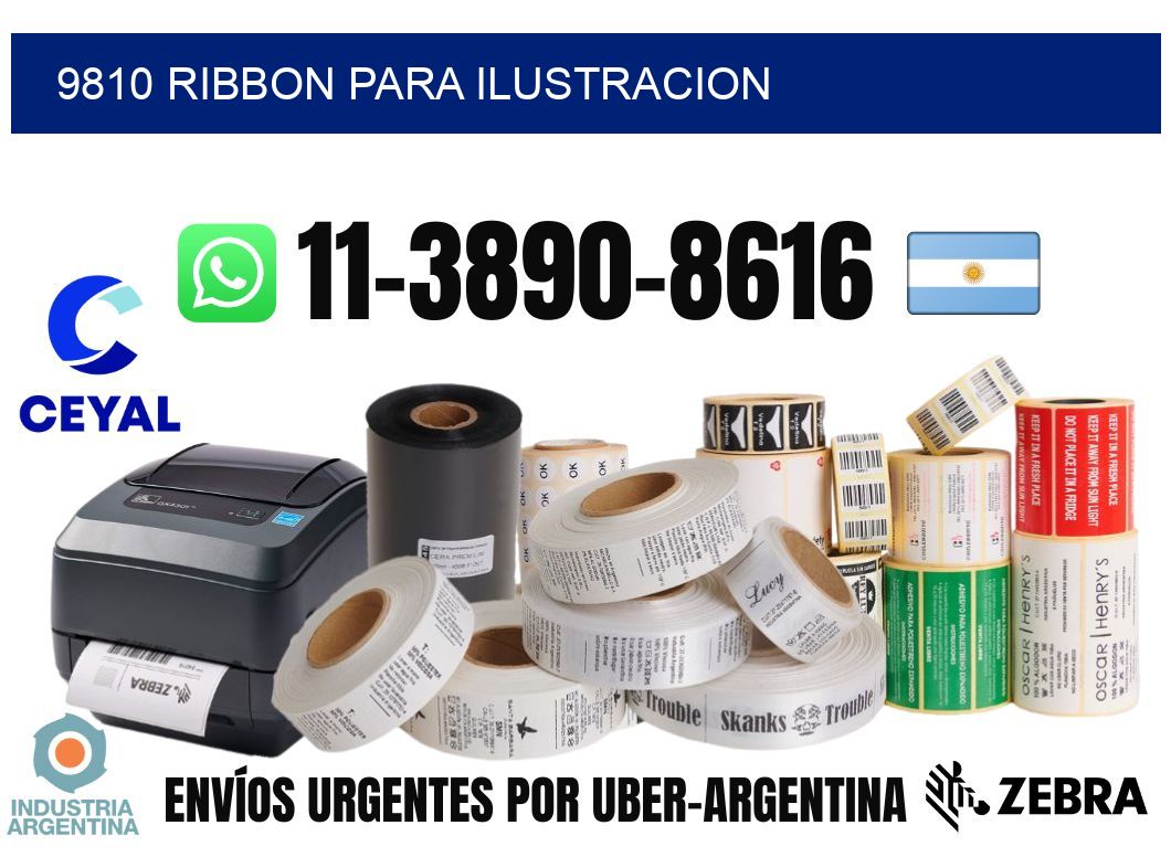 9810 ribbon para ilustracion