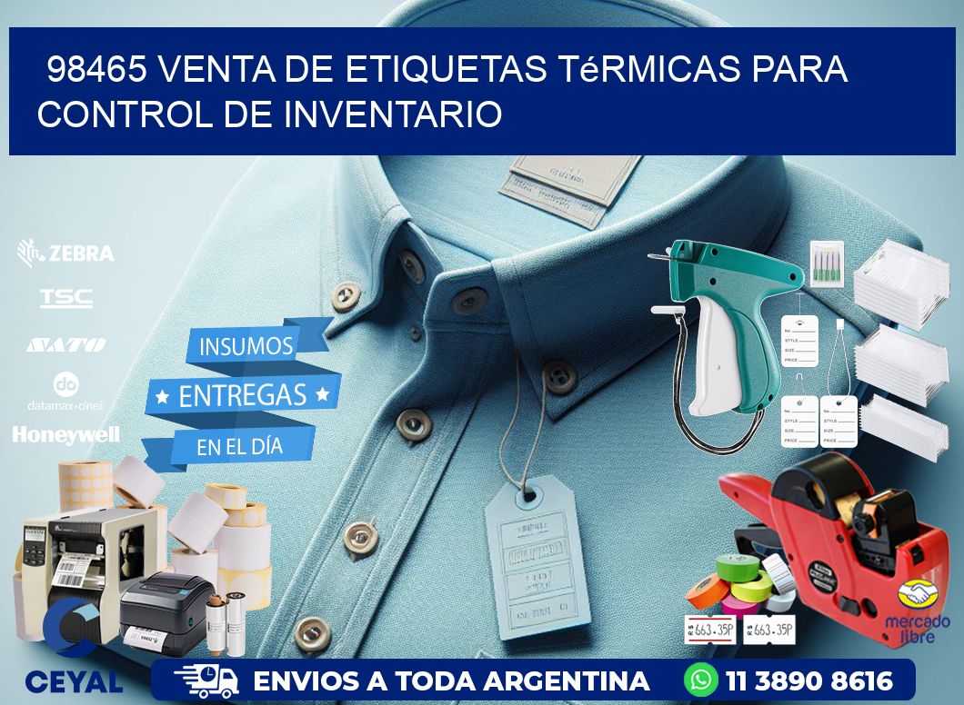 98465 venta de etiquetas térmicas para control de inventario