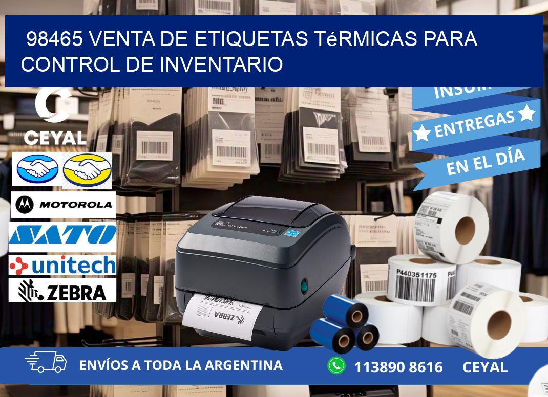 98465 venta de etiquetas térmicas para control de inventario