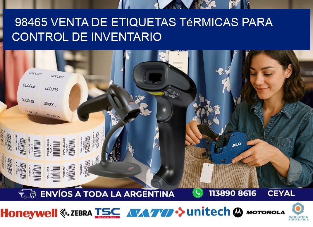 98465 venta de etiquetas térmicas para control de inventario