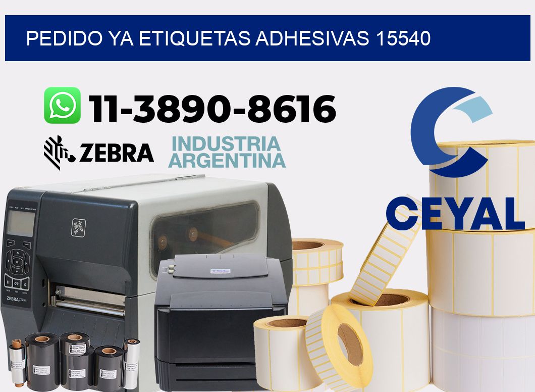 pedido ya etiquetas adhesivas 15540