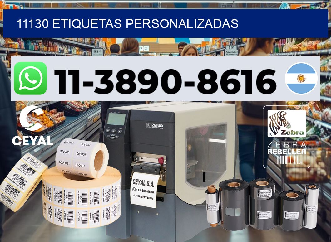 11130 etiquetas personalizadas