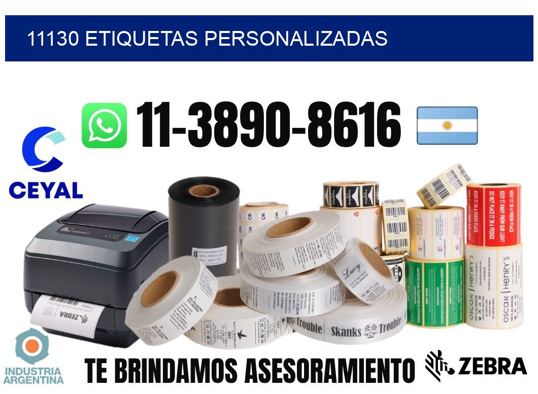 11130 etiquetas personalizadas