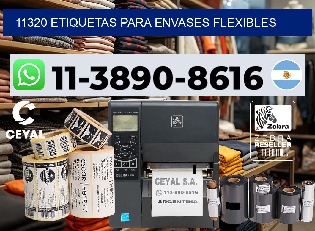 11320 Etiquetas para envases flexibles