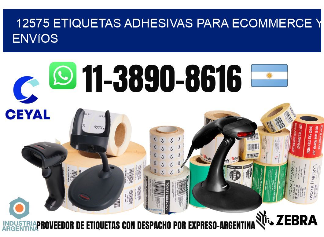 12575 Etiquetas adhesivas para ecommerce y envíos