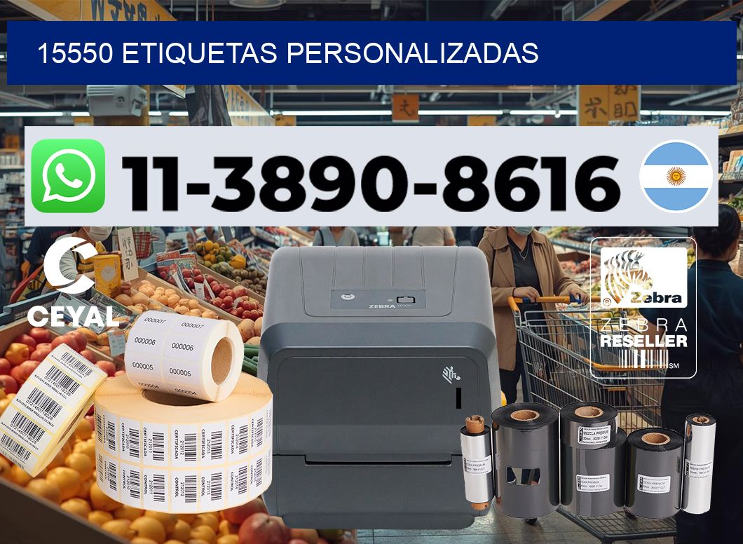 15550 etiquetas personalizadas