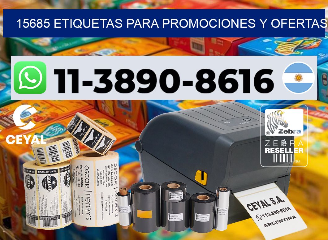 15685 Etiquetas para promociones y ofertas