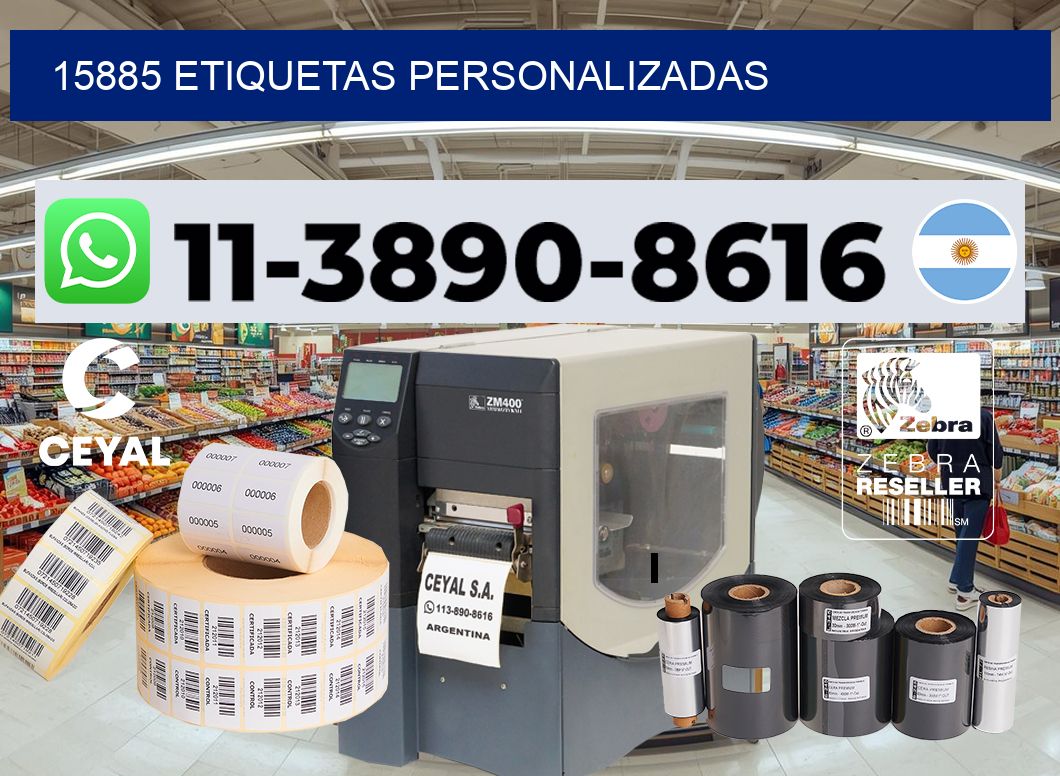15885 etiquetas personalizadas