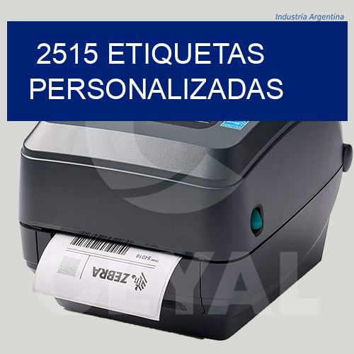 2515 etiquetas personalizadas