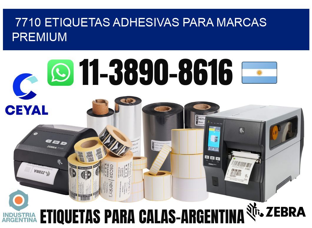 7710 Etiquetas adhesivas para marcas premium