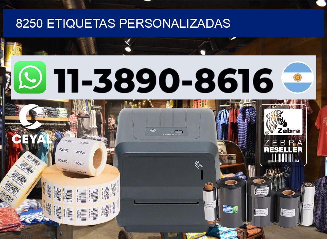 8250 etiquetas personalizadas