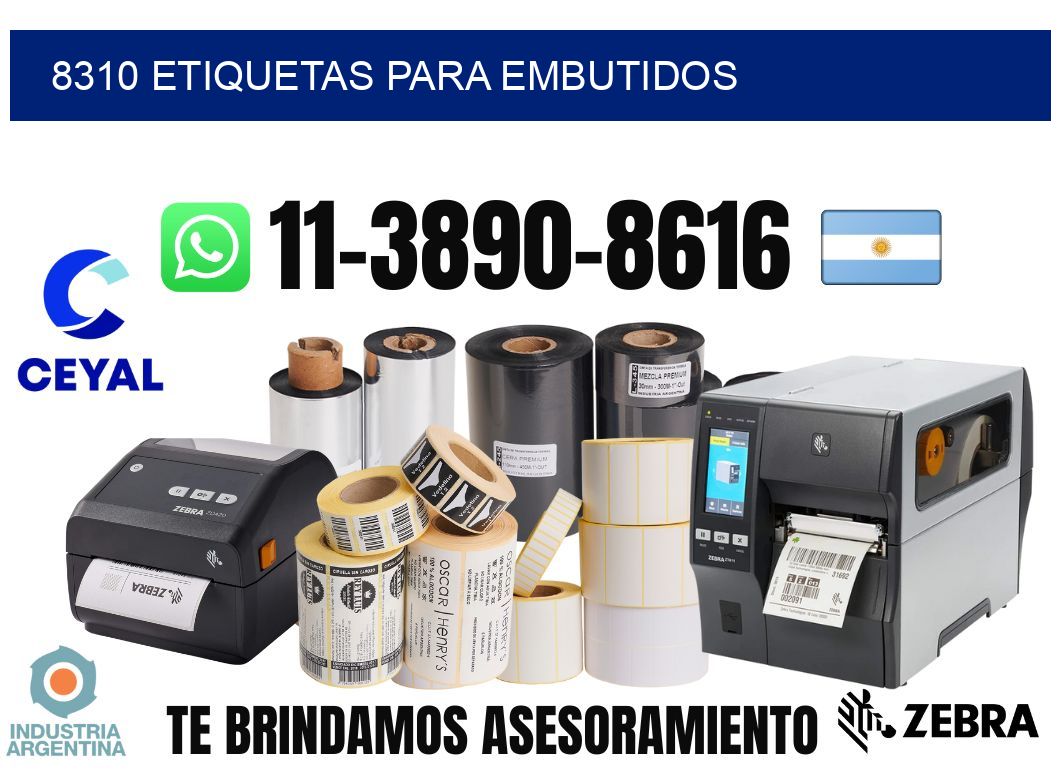 8310 Etiquetas para embutidos