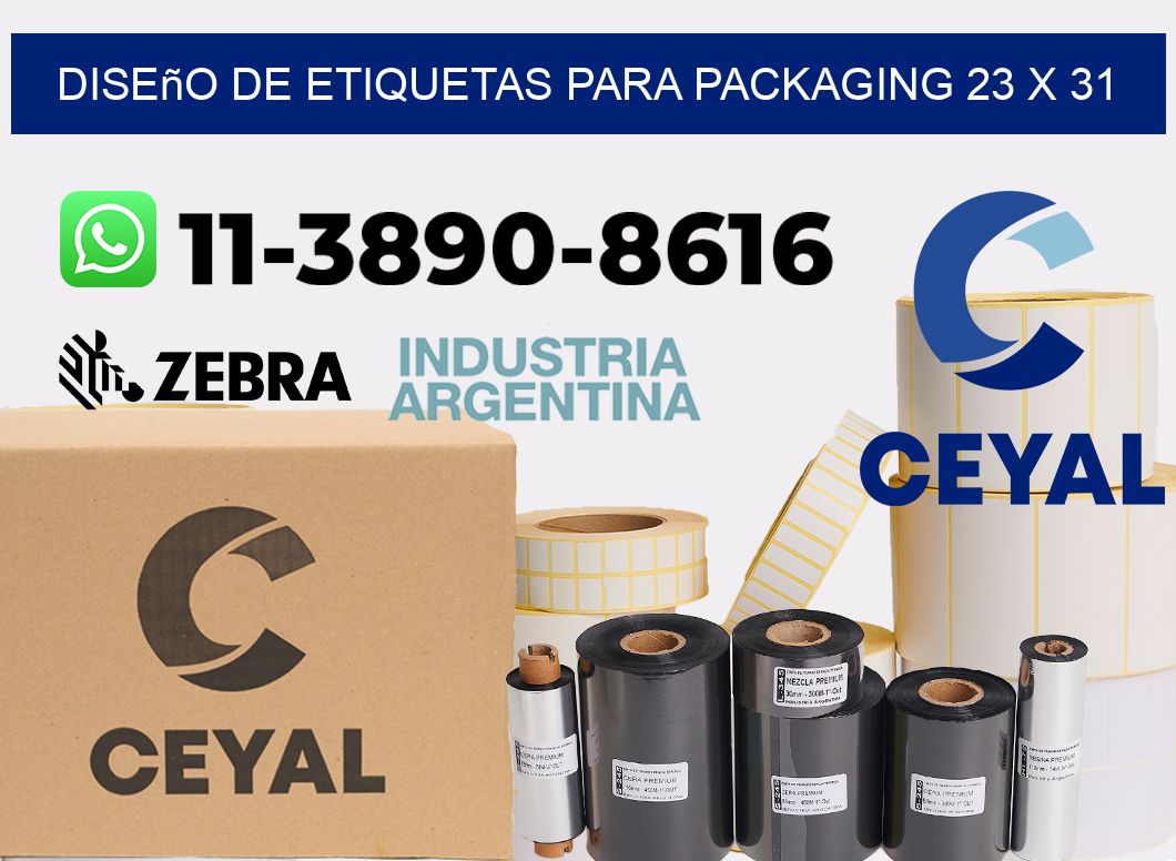 diseño de etiquetas para packaging 23 x 31