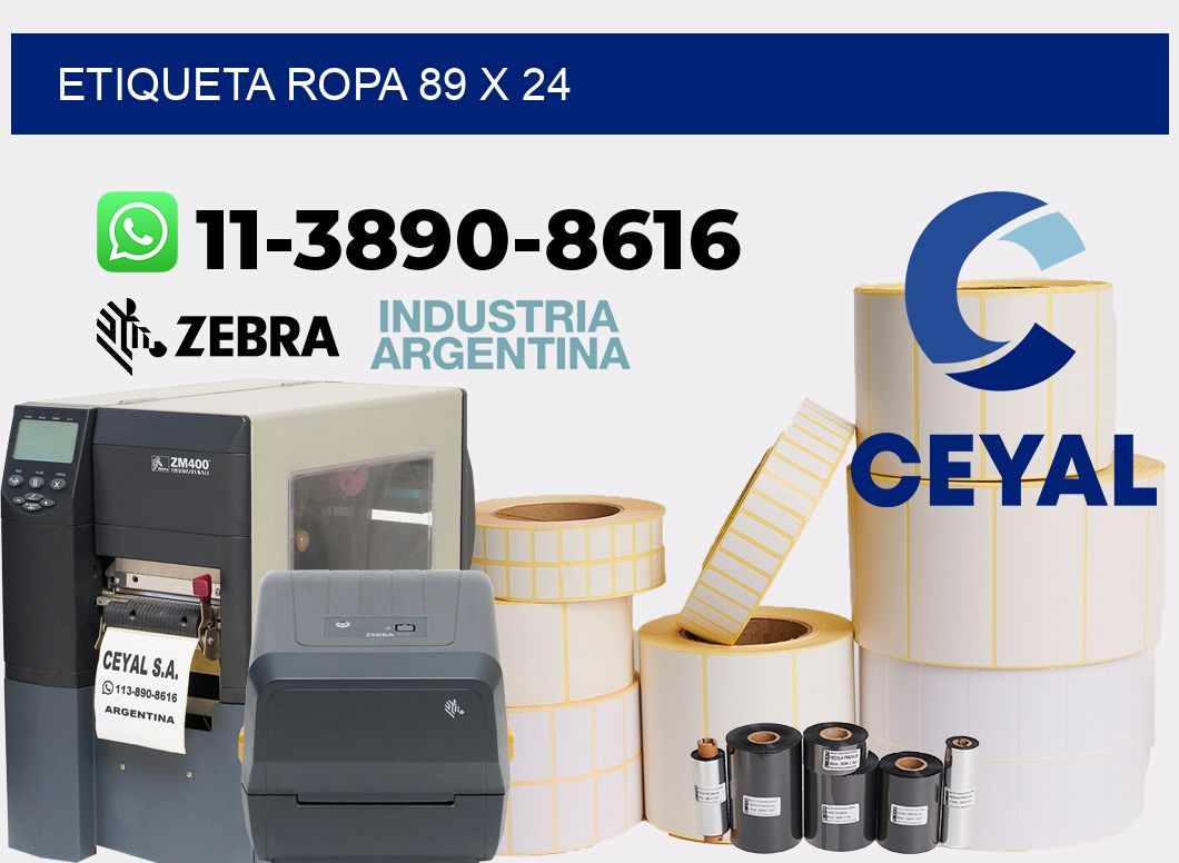 etiqueta ropa 89 x 24
