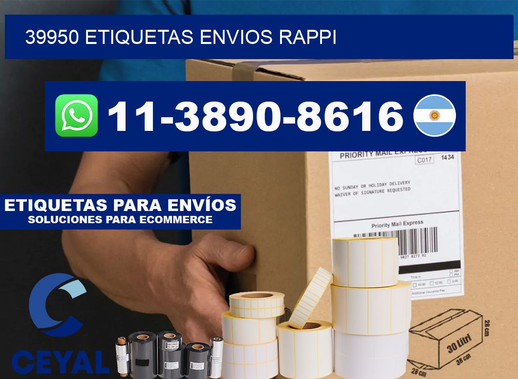 39950 etiquetas envios rappi
