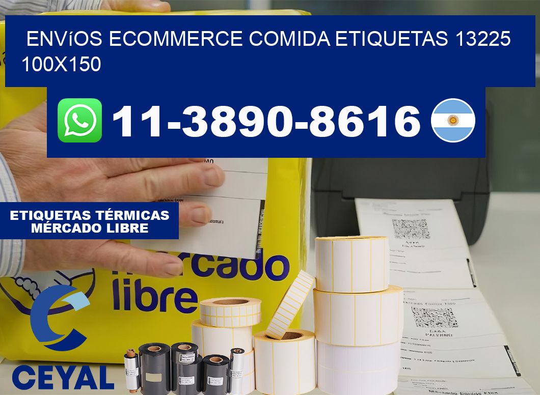 Envíos Ecommerce comida etiquetas 13225 100x150