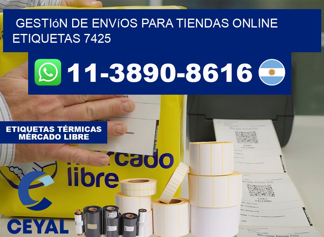 Gestión de envíos para tiendas online  etiquetas 7425