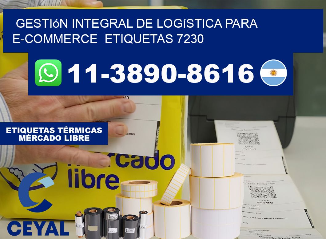 Gestión integral de logística para e-commerce  etiquetas 7230