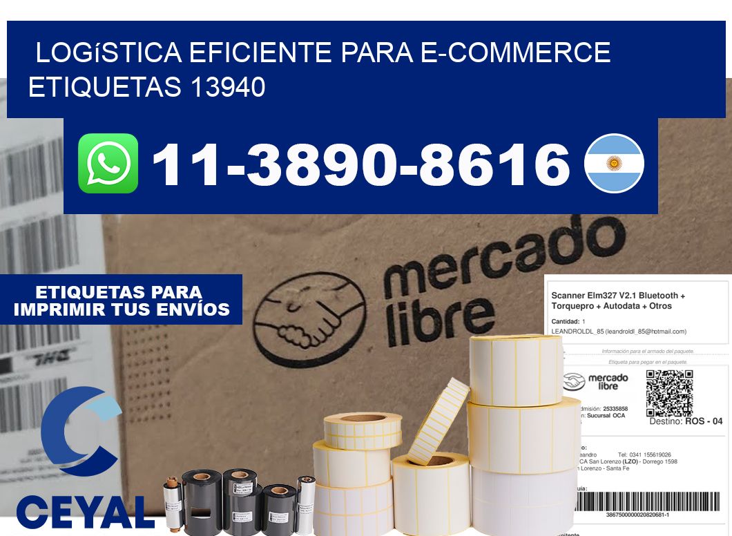 Logística eficiente para e-commerce  etiquetas 13940