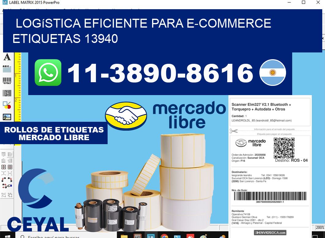 Logística eficiente para e-commerce  etiquetas 13940