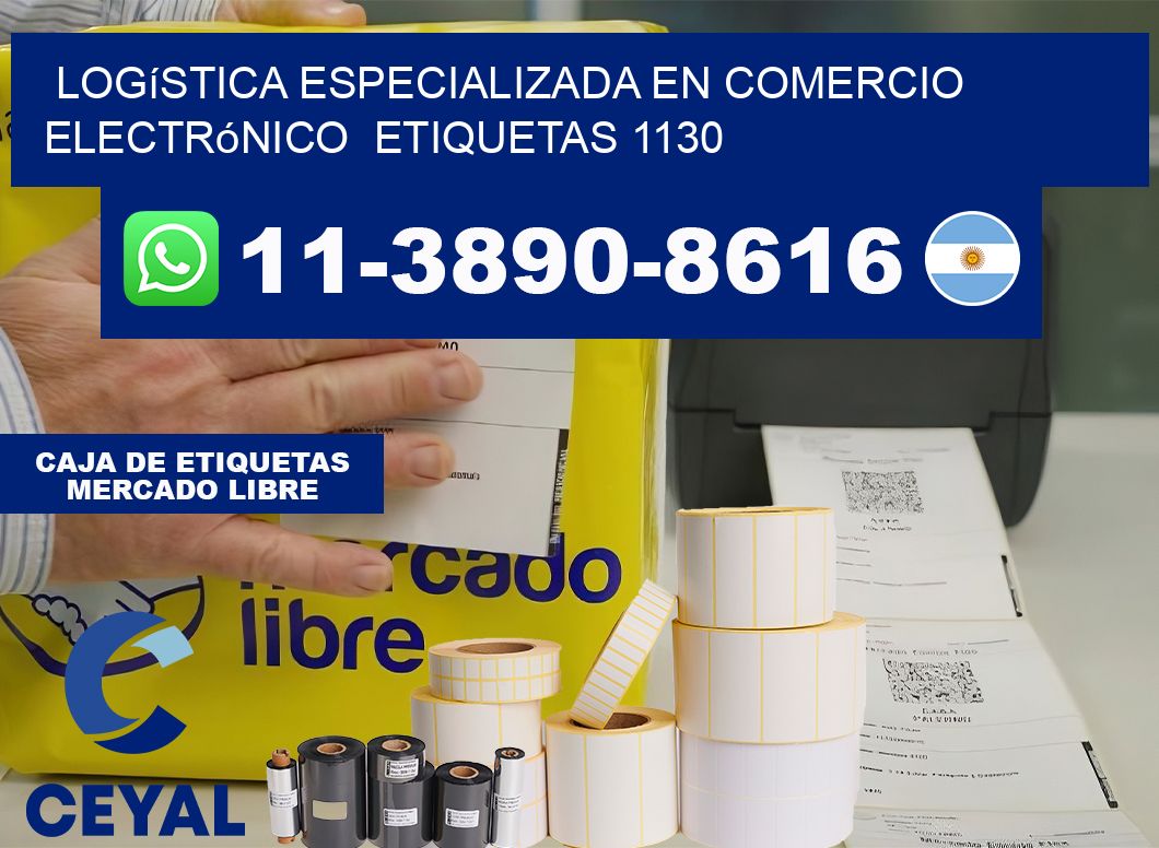 Logística especializada en comercio electrónico  etiquetas 1130