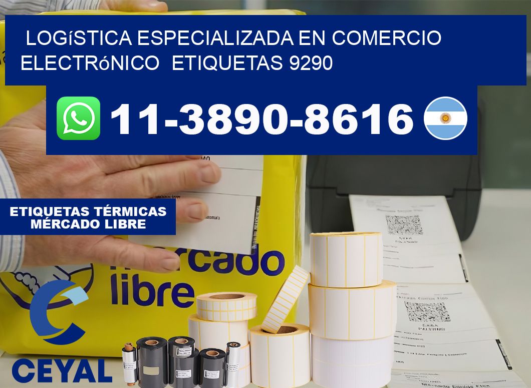 Logística especializada en comercio electrónico  etiquetas 9290