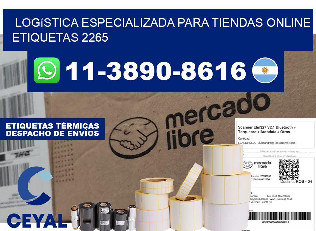 Logística especializada para tiendas online etiquetas 2265
