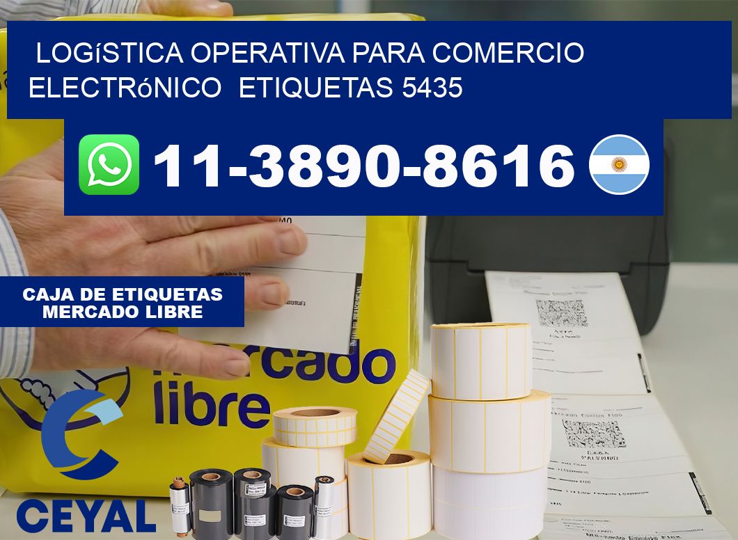 Logística operativa para comercio electrónico  etiquetas 5435