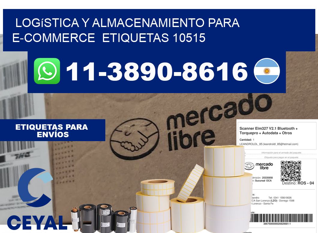Logística y almacenamiento para e-commerce  etiquetas 10515