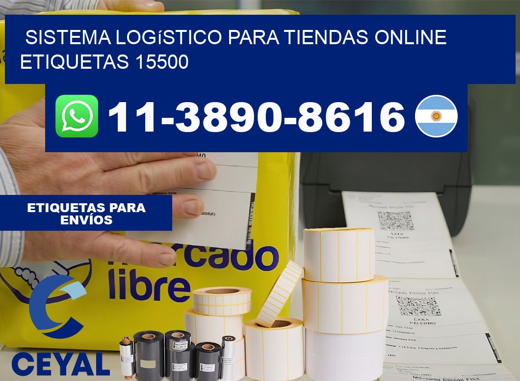 Sistema logístico para tiendas online  etiquetas 15500