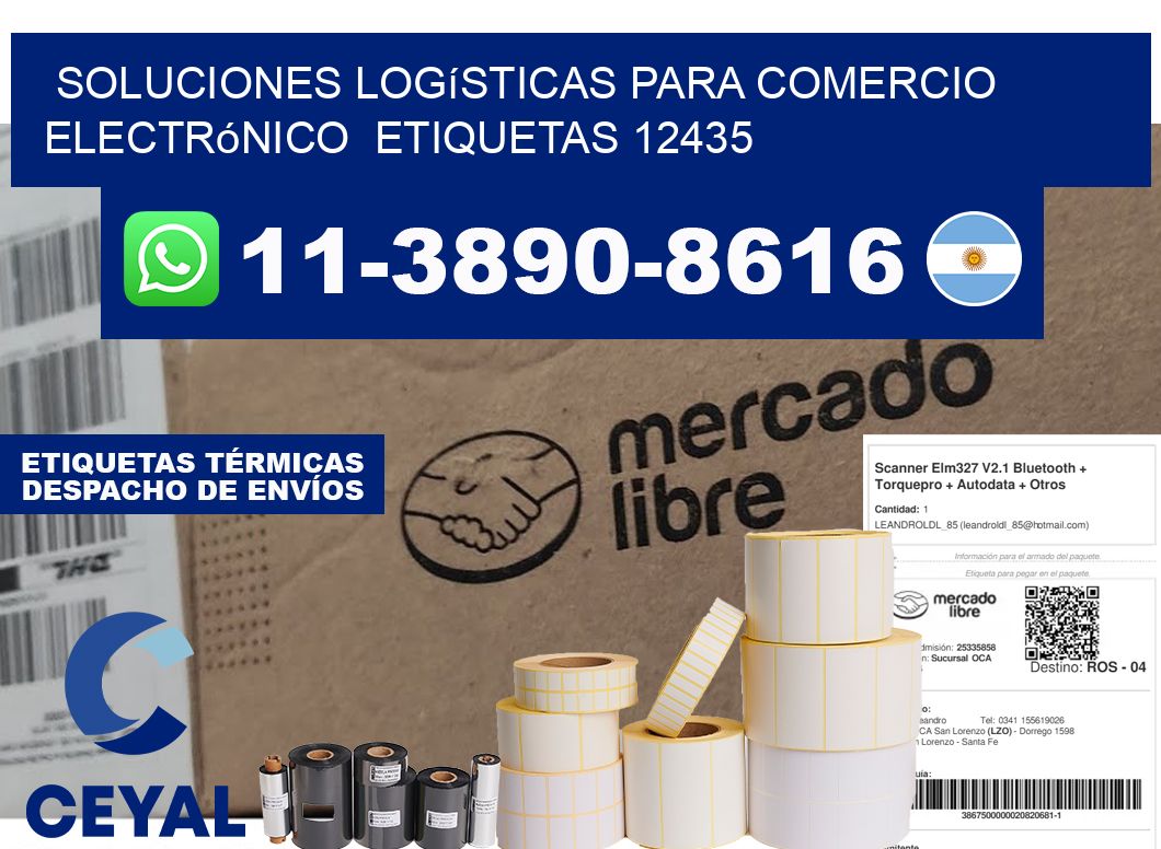 Soluciones logísticas para comercio electrónico etiquetas 12435
