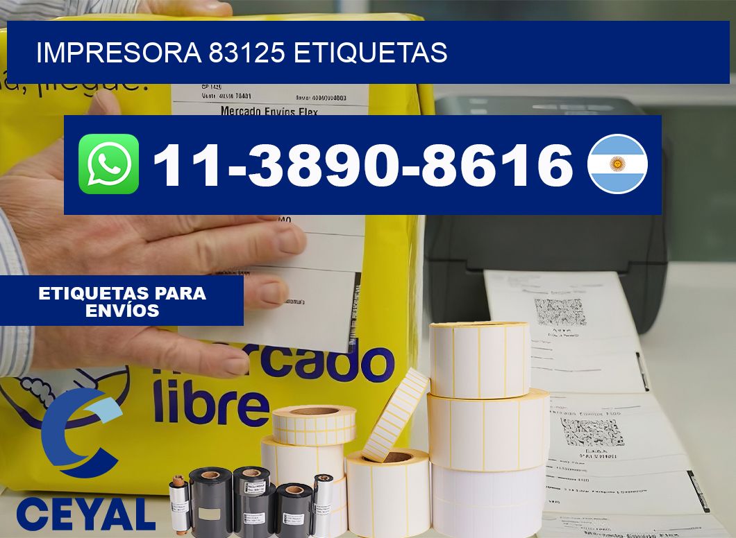 impresora 83125 etiquetas