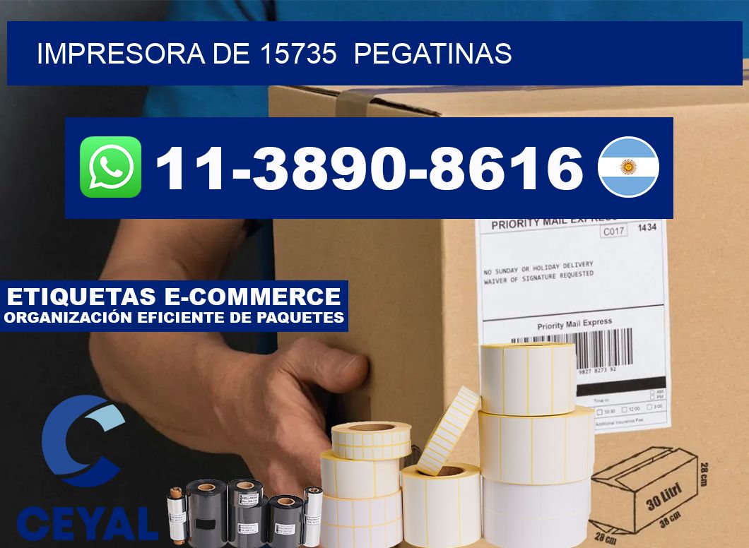 impresora de 15735  pegatinas